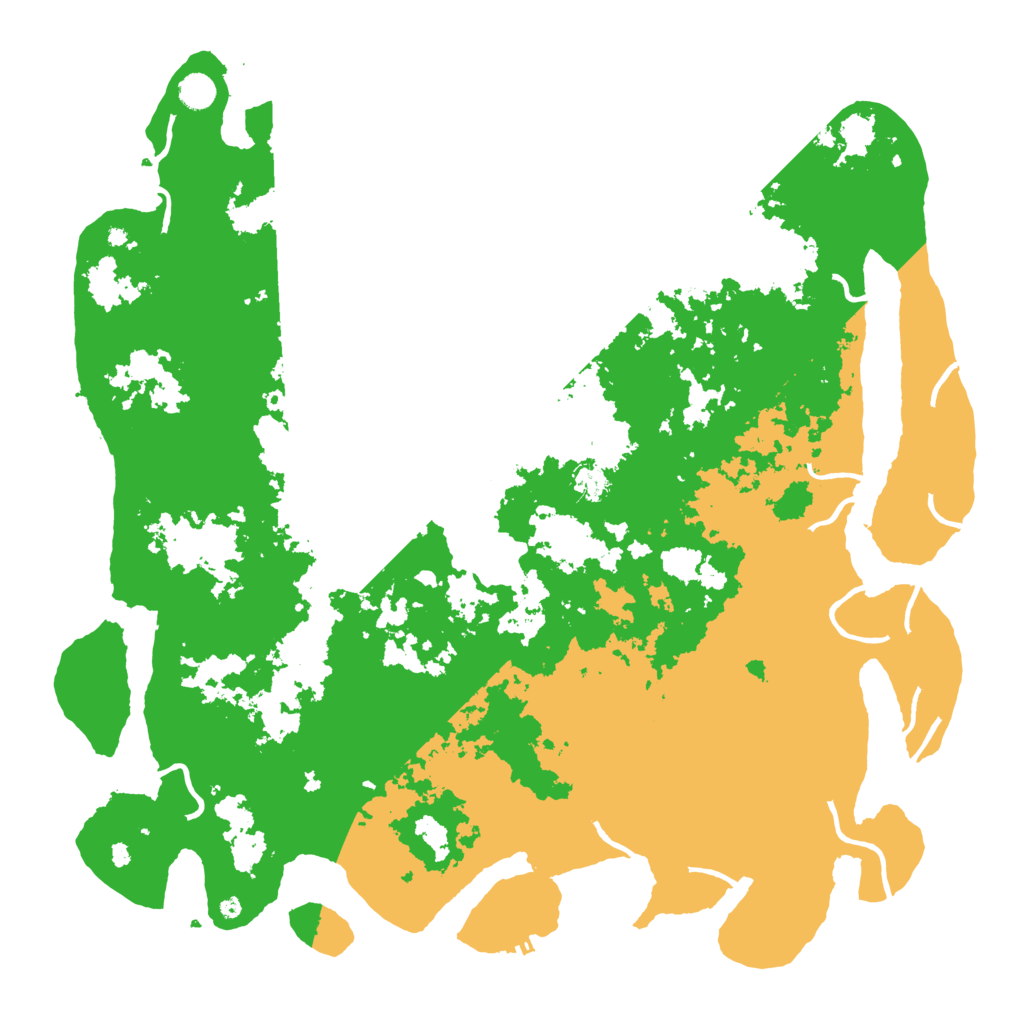 Biome Rust Map: Procedural Map, Size: 5000, Seed: 76135