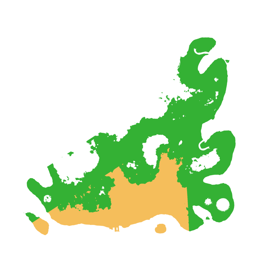 Biome Rust Map: Procedural Map, Size: 3500, Seed: 467381036