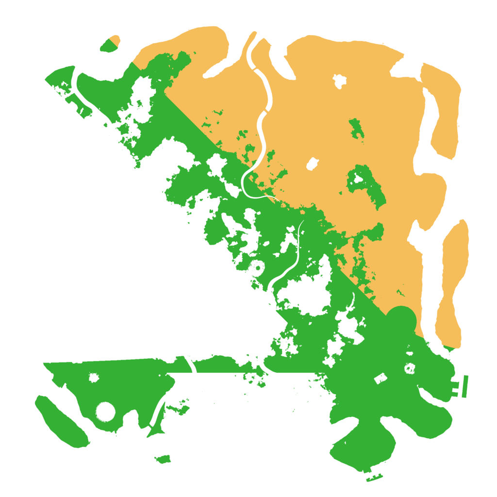 Biome Rust Map: Procedural Map, Size: 4500, Seed: 902282164
