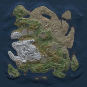 Thumbnail Rust Map: Procedural Map, Size: 3500, Seed: 902282164, 15 Monuments