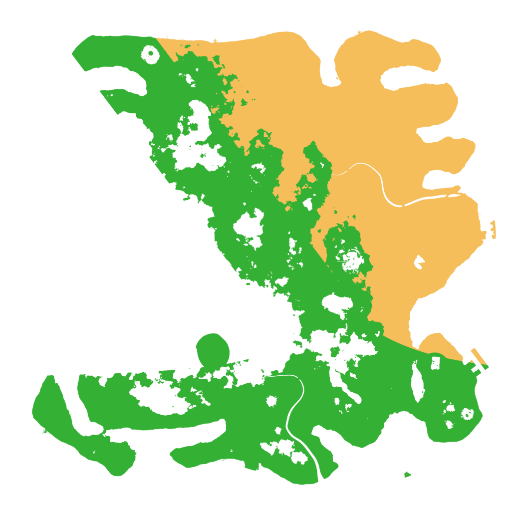 Biome Rust Map: Procedural Map, Size: 4250, Seed: 576801732