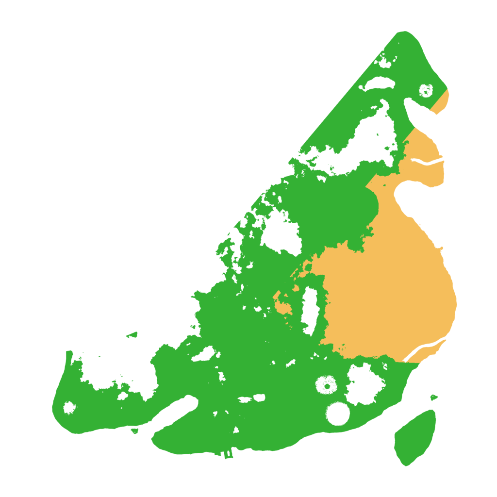 Biome Rust Map: Procedural Map, Size: 3700, Seed: 175817609