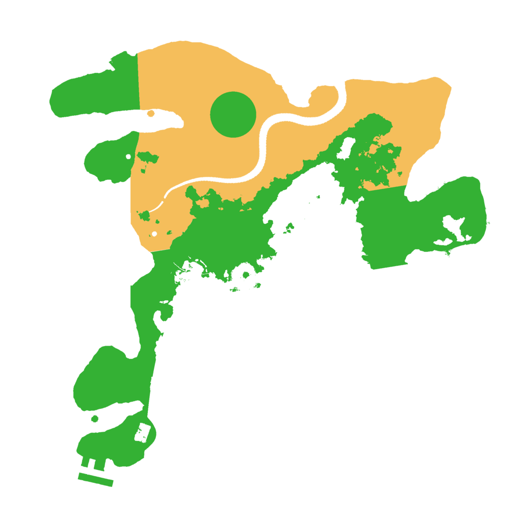 Biome Rust Map: Procedural Map, Size: 3000, Seed: 1844577203