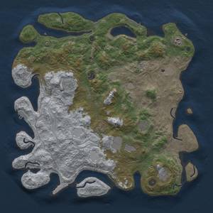 Thumbnail Rust Map: Procedural Map, Size: 4250, Seed: 1609977263, 16 Monuments