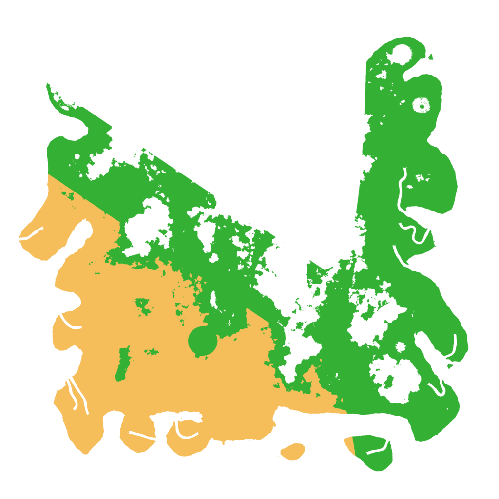 Biome Rust Map: Procedural Map, Size: 4500, Seed: 1225447601