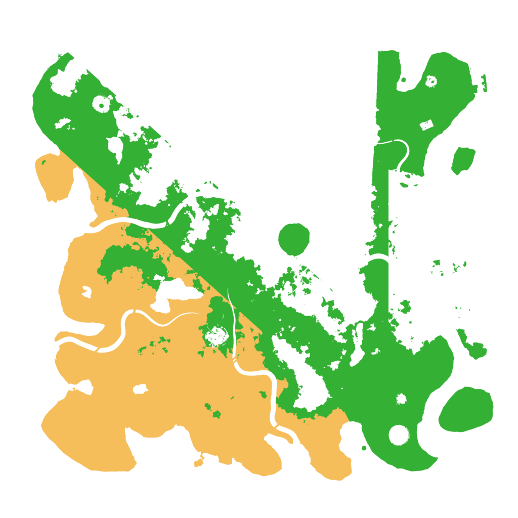 Biome Rust Map: Procedural Map, Size: 4500, Seed: 1206833663