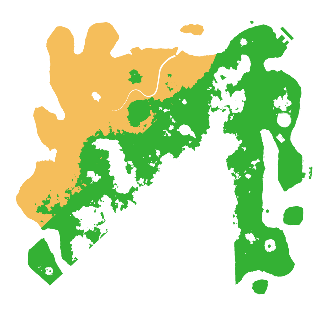 Biome Rust Map: Procedural Map, Size: 4000, Seed: 968541