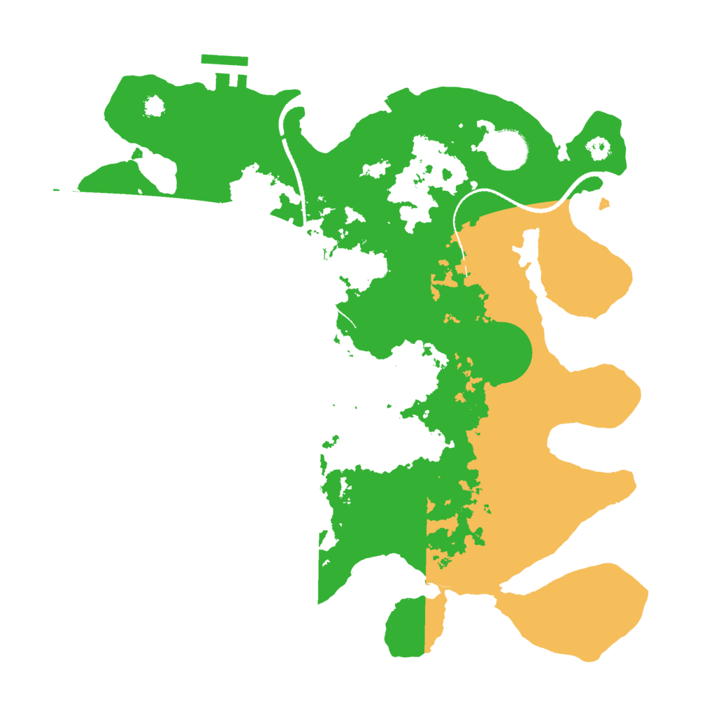 Biome Rust Map: Procedural Map, Size: 3100, Seed: 468790