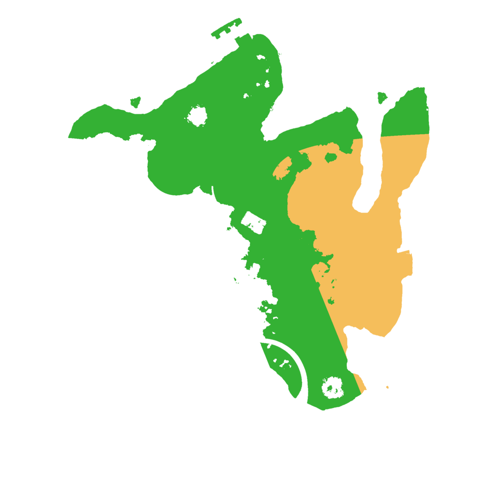 Biome Rust Map: Procedural Map, Size: 2300, Seed: 686556288