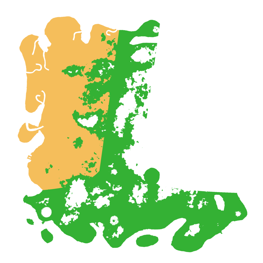Biome Rust Map: Procedural Map, Size: 4500, Seed: 850581257