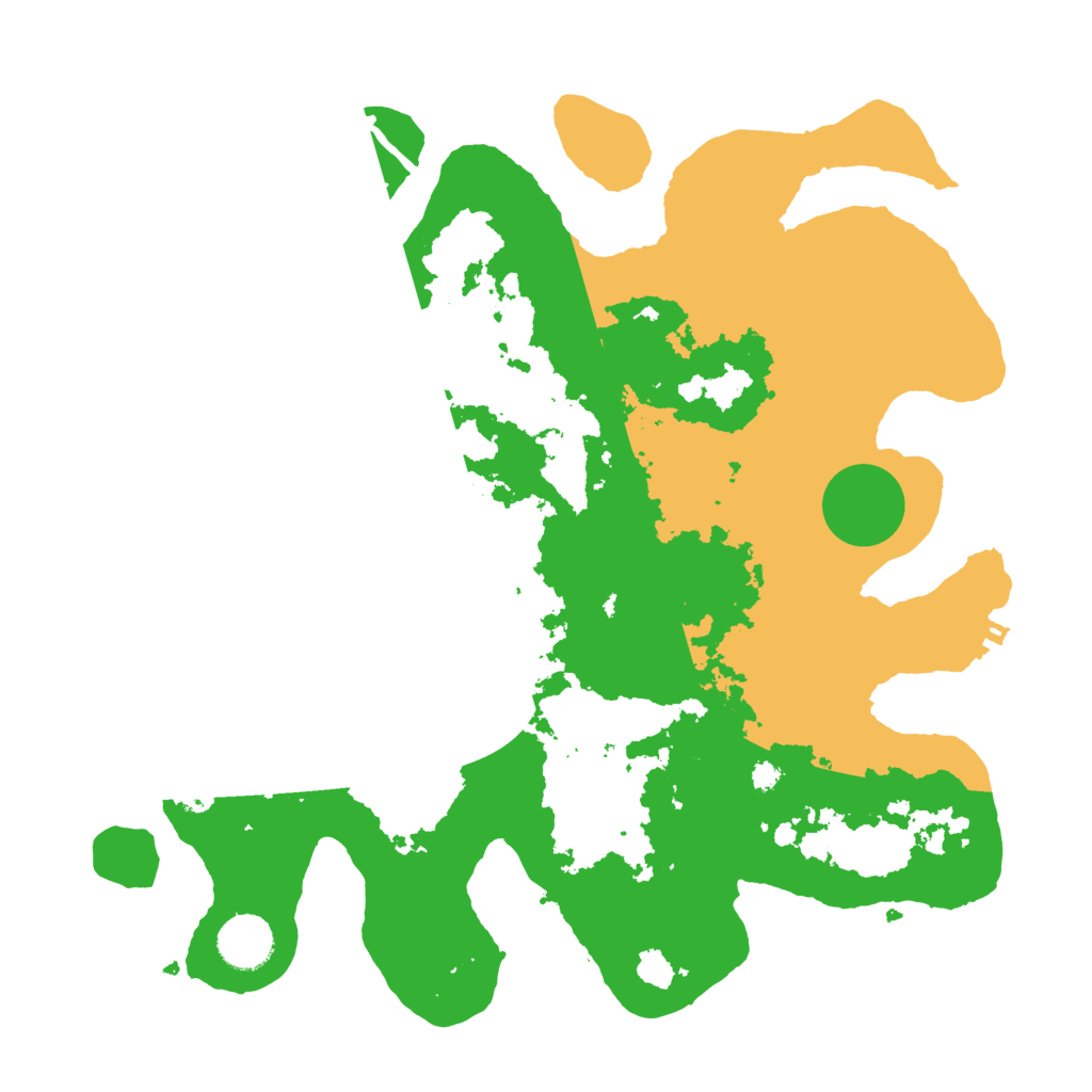 Biome Rust Map: Procedural Map, Size: 3500, Seed: 10811