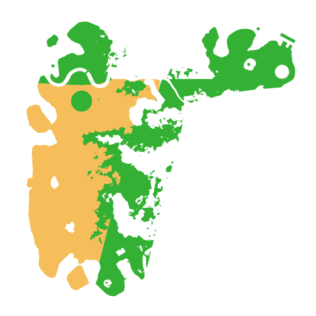 Biome Rust Map: Procedural Map, Size: 4000, Seed: 9461