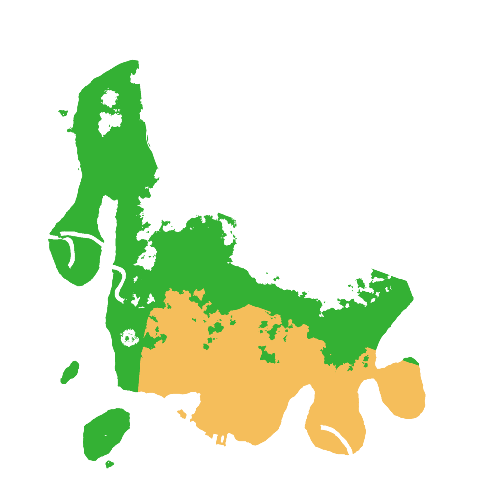 Biome Rust Map: Procedural Map, Size: 3000, Seed: 1276603816