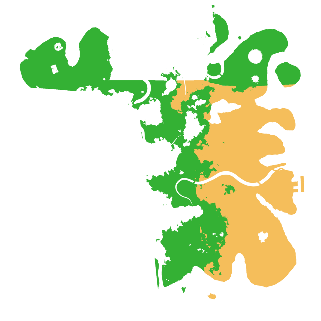 Biome Rust Map: Procedural Map, Size: 4000, Seed: 650211185