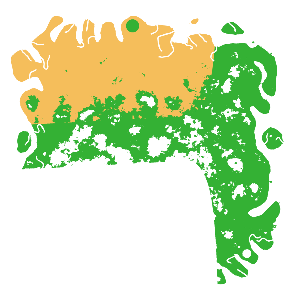 Biome Rust Map: Procedural Map, Size: 6000, Seed: 9584