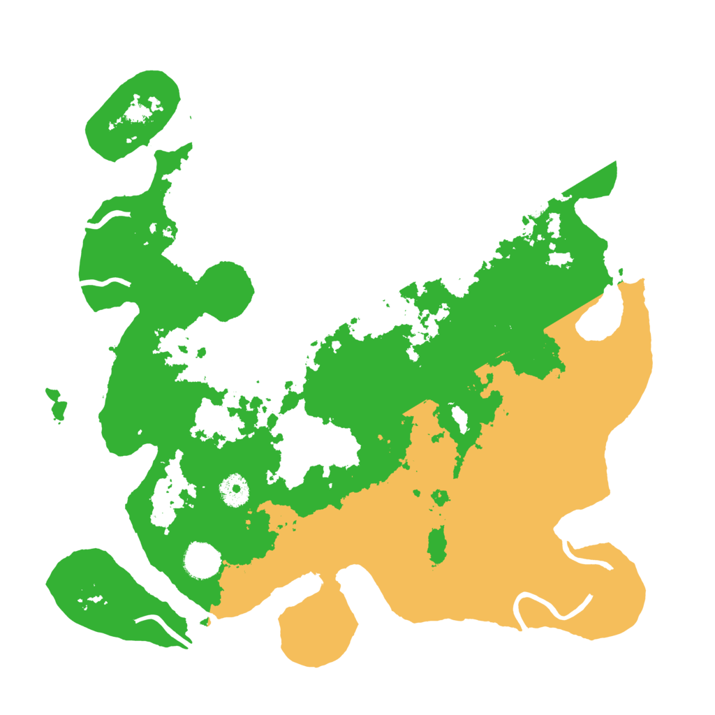 Biome Rust Map: Procedural Map, Size: 3500, Seed: 800533885