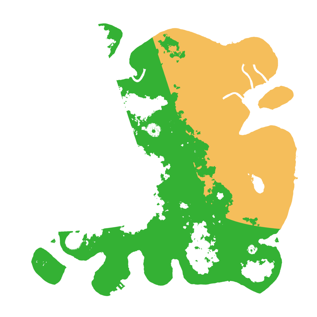 Biome Rust Map: Procedural Map, Size: 3500, Seed: 554875962