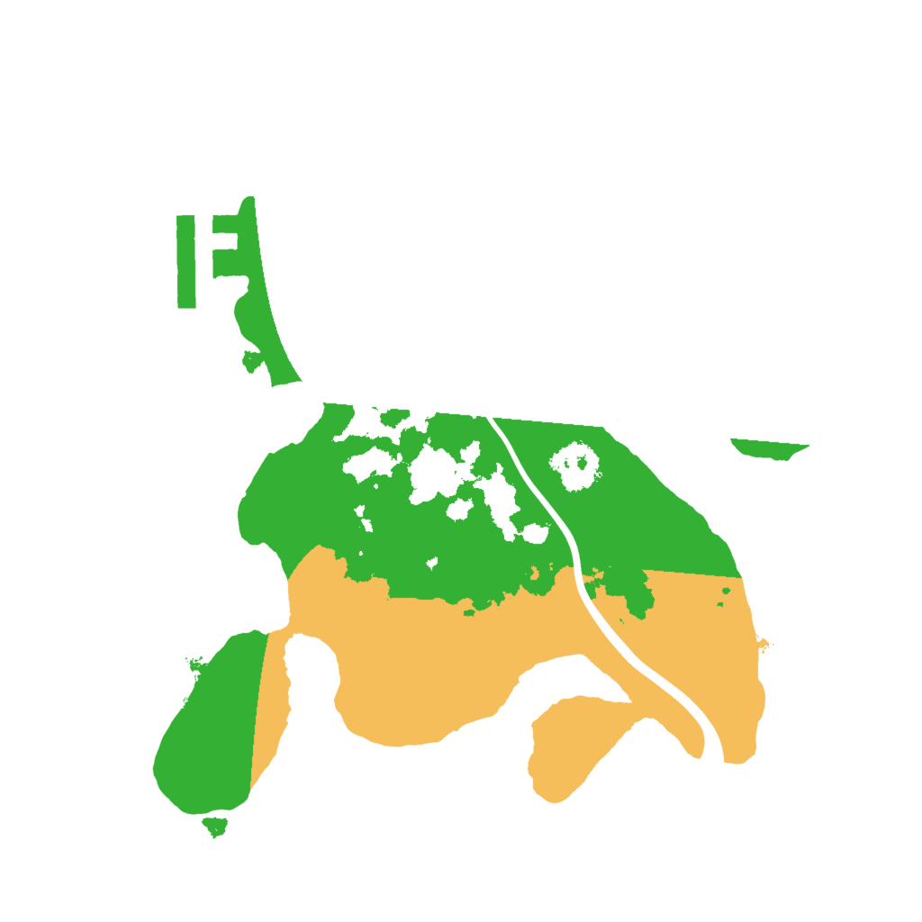 Biome Rust Map: Procedural Map, Size: 2000, Seed: 12346