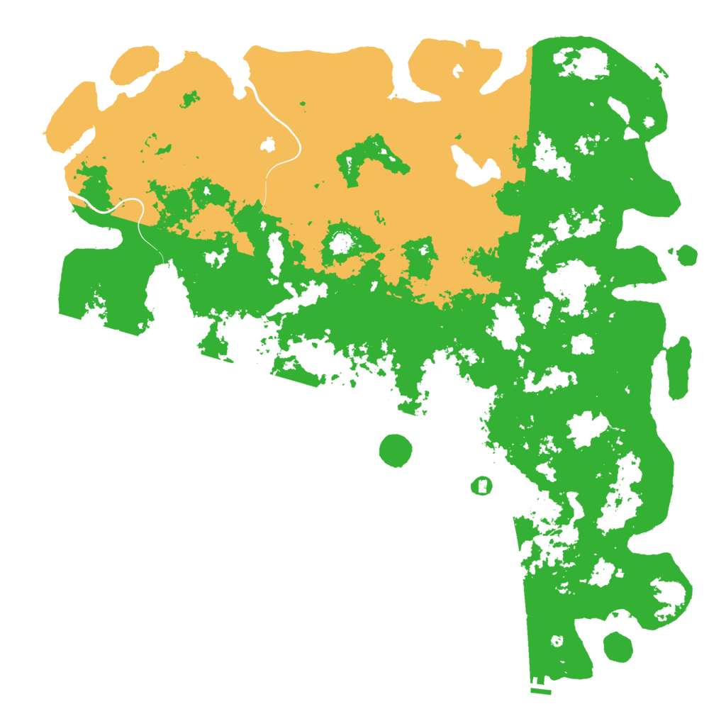 Biome Rust Map: Procedural Map, Size: 6000, Seed: 1462950547