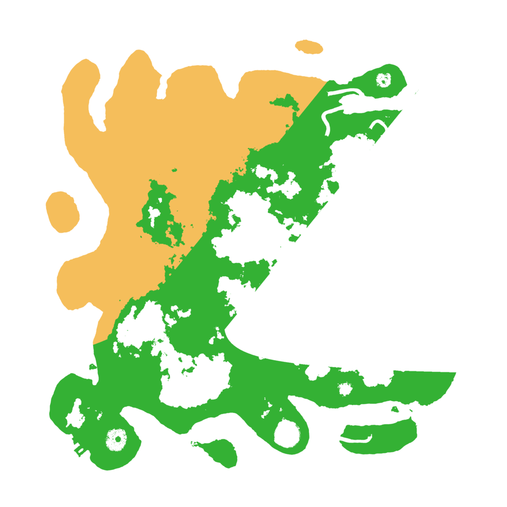 Biome Rust Map: Procedural Map, Size: 3500, Seed: 45000