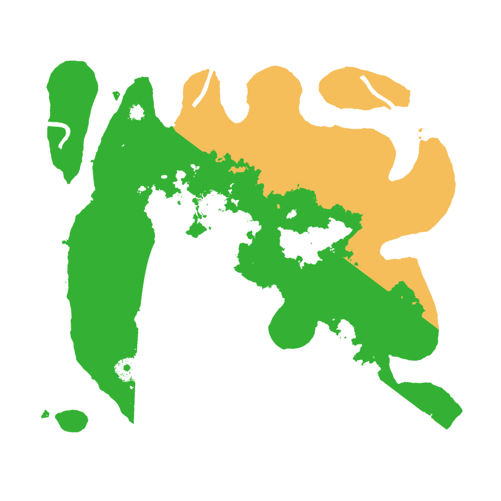 Biome Rust Map: Procedural Map, Size: 3000, Seed: 5641687