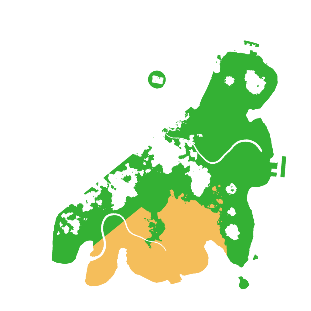 Biome Rust Map: Procedural Map, Size: 3000, Seed: 83745