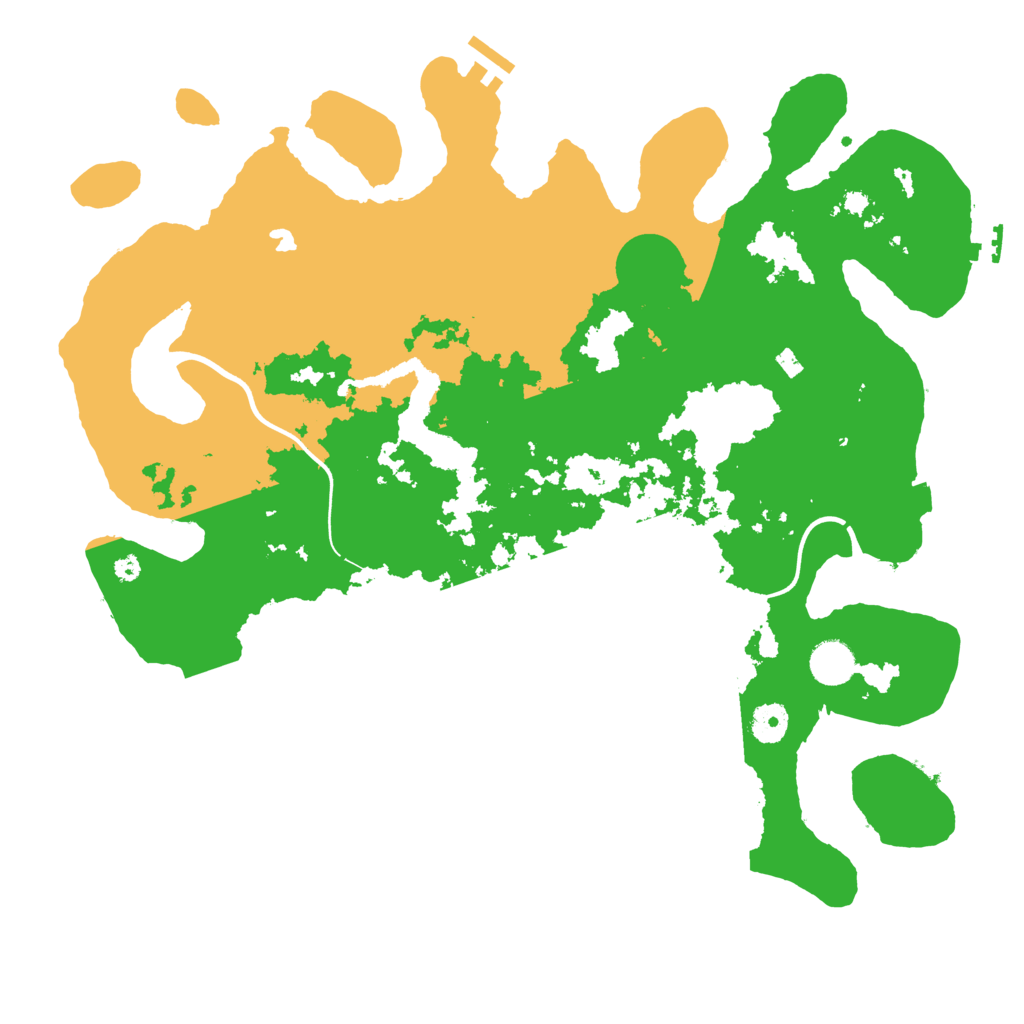 Biome Rust Map: Procedural Map, Size: 4000, Seed: 734198956