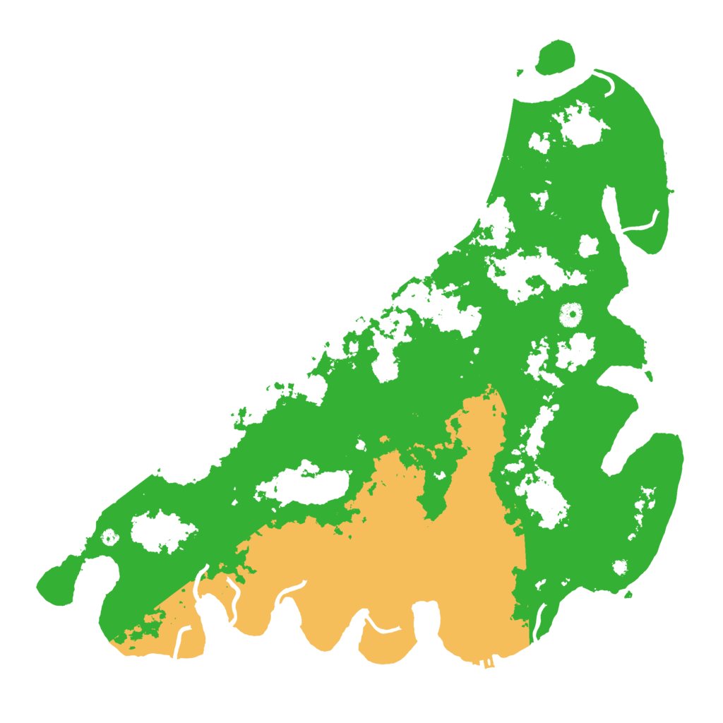 Biome Rust Map: Procedural Map, Size: 4500, Seed: 319505824