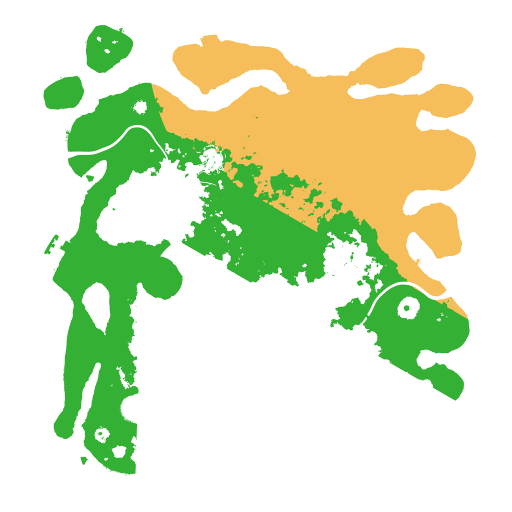 Biome Rust Map: Procedural Map, Size: 3500, Seed: 204553059