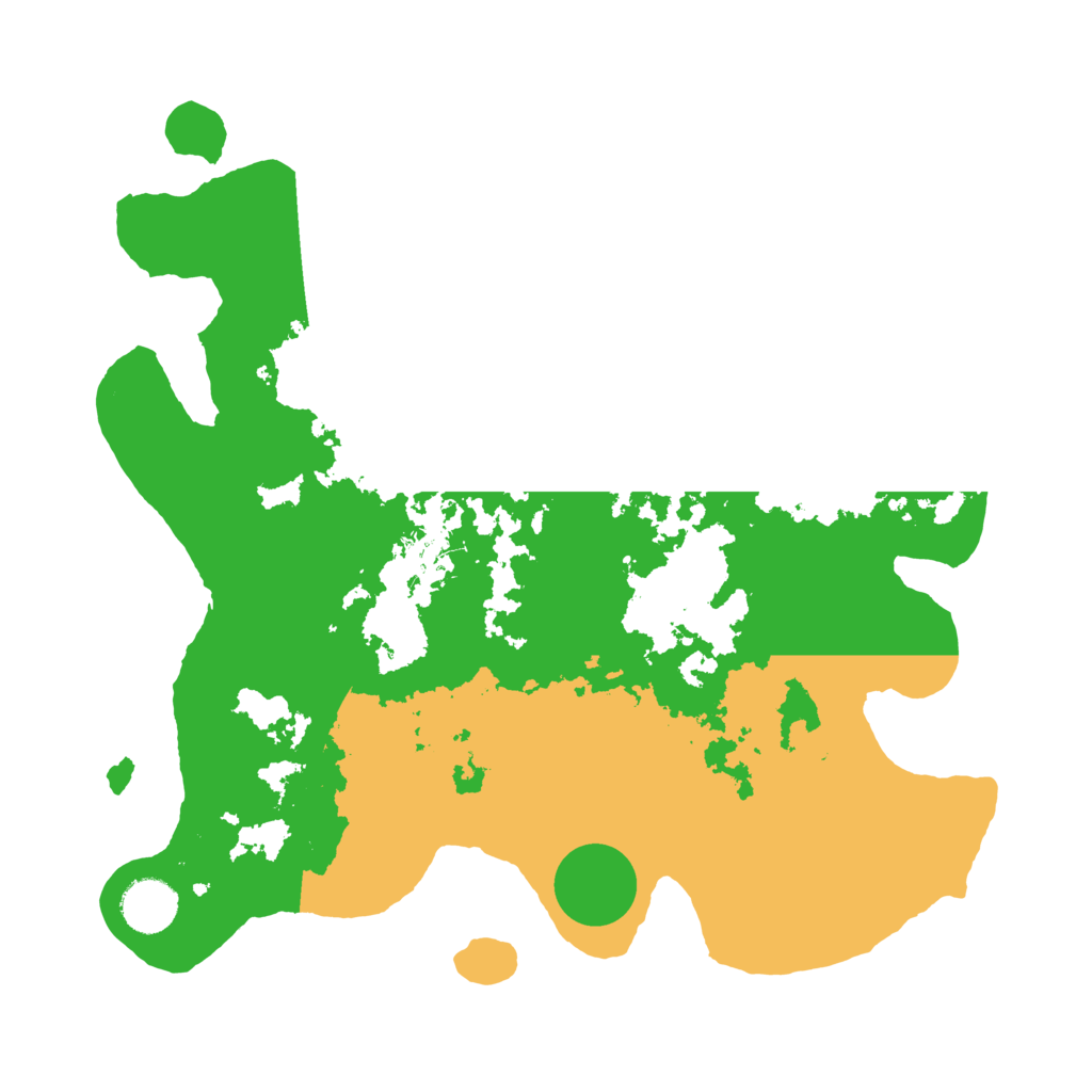 Biome Rust Map: Barren, Size: 3500, Seed: 320920257