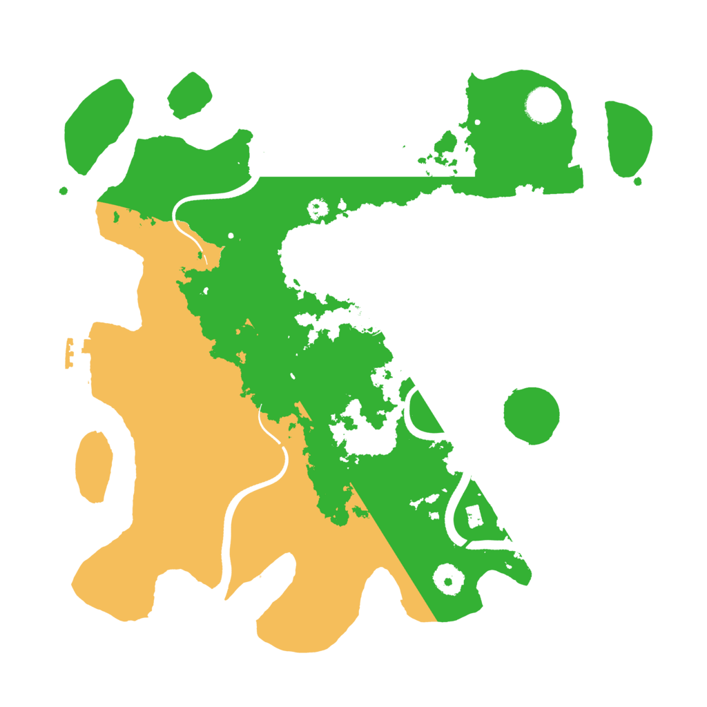 Biome Rust Map: Procedural Map, Size: 3500, Seed: 2138186221
