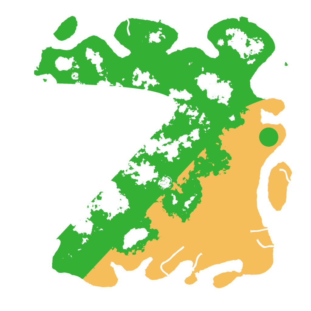 Biome Rust Map: Procedural Map, Size: 4300, Seed: 124957511
