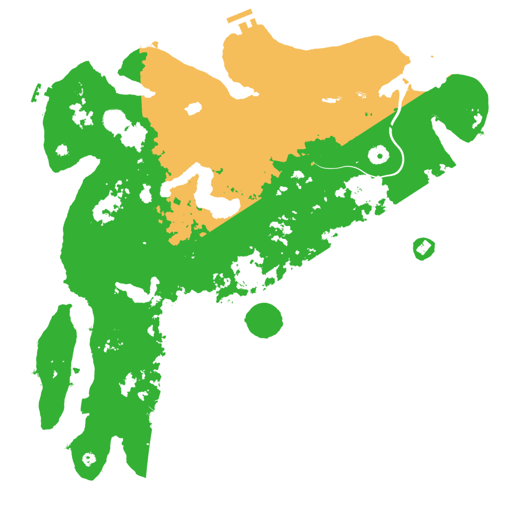 Biome Rust Map: Procedural Map, Size: 4000, Seed: 1845387808