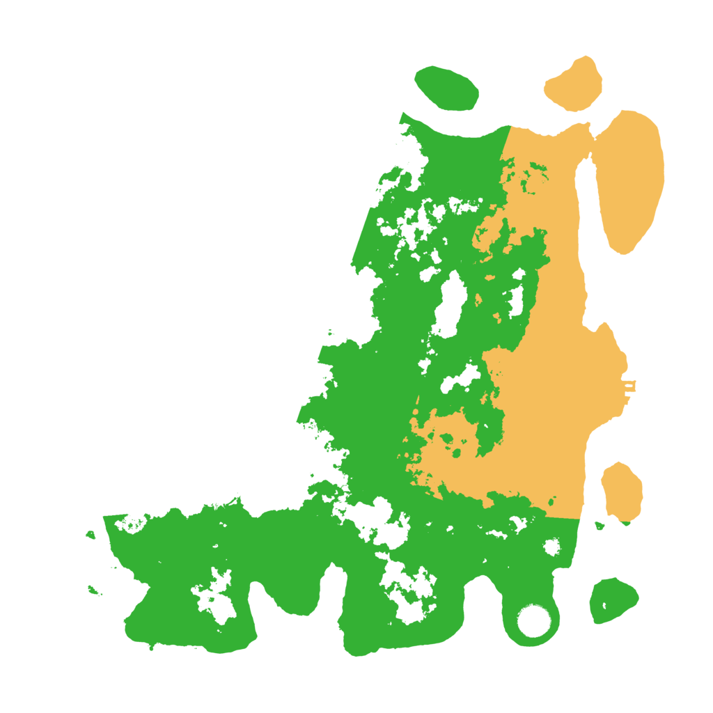 Biome Rust Map: Procedural Map, Size: 3850, Seed: 100341709