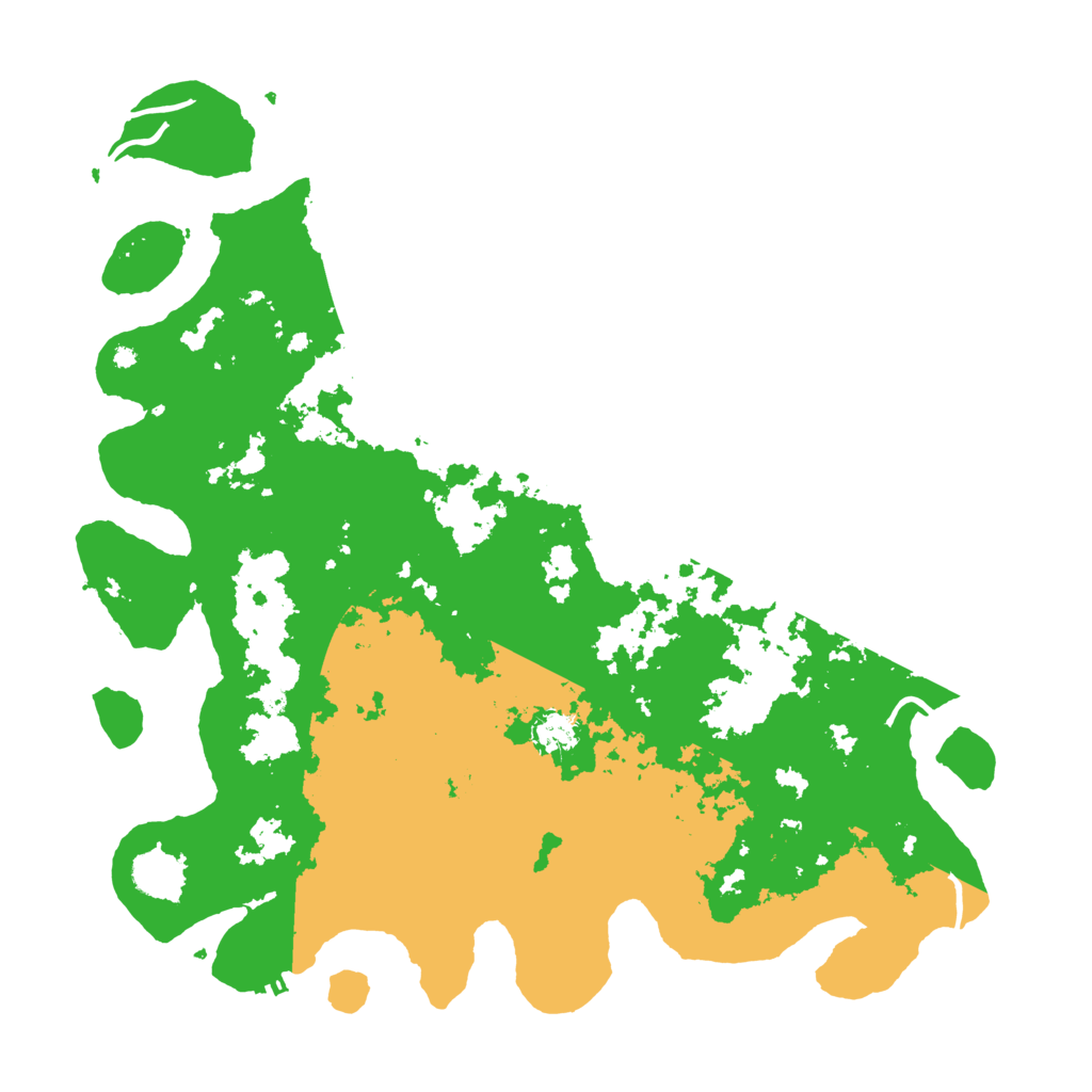 Biome Rust Map: Procedural Map, Size: 4500, Seed: 18402543