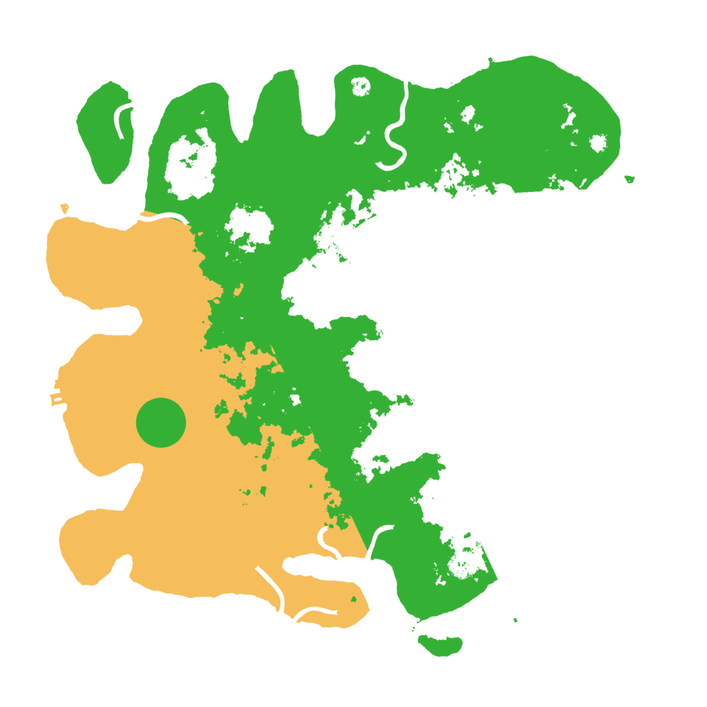 Biome Rust Map: Procedural Map, Size: 3750, Seed: 168