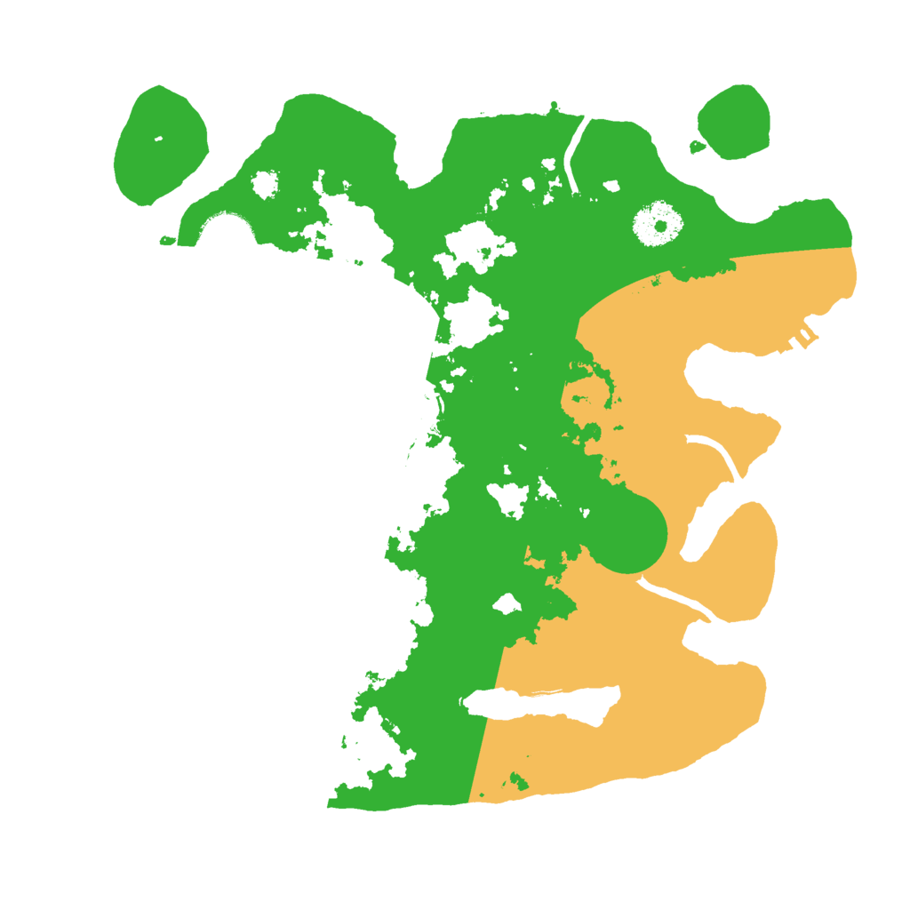 Biome Rust Map: Procedural Map, Size: 3000, Seed: 278559585