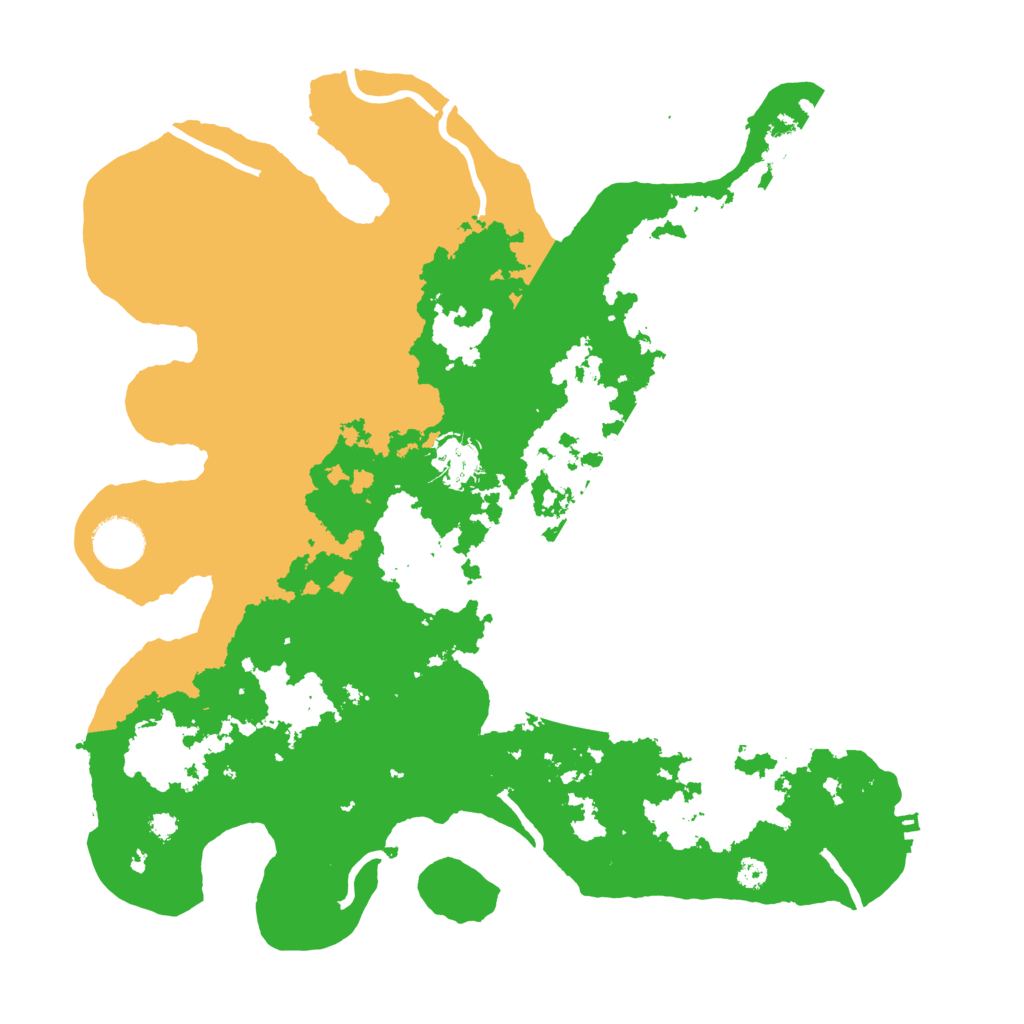 Biome Rust Map: Procedural Map, Size: 3500, Seed: 3520