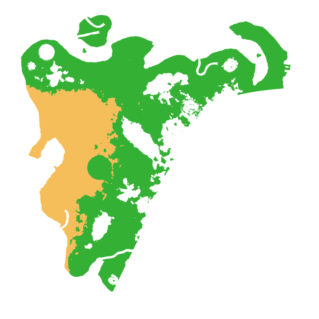 Biome Rust Map: Procedural Map, Size: 3500, Seed: 1697742568