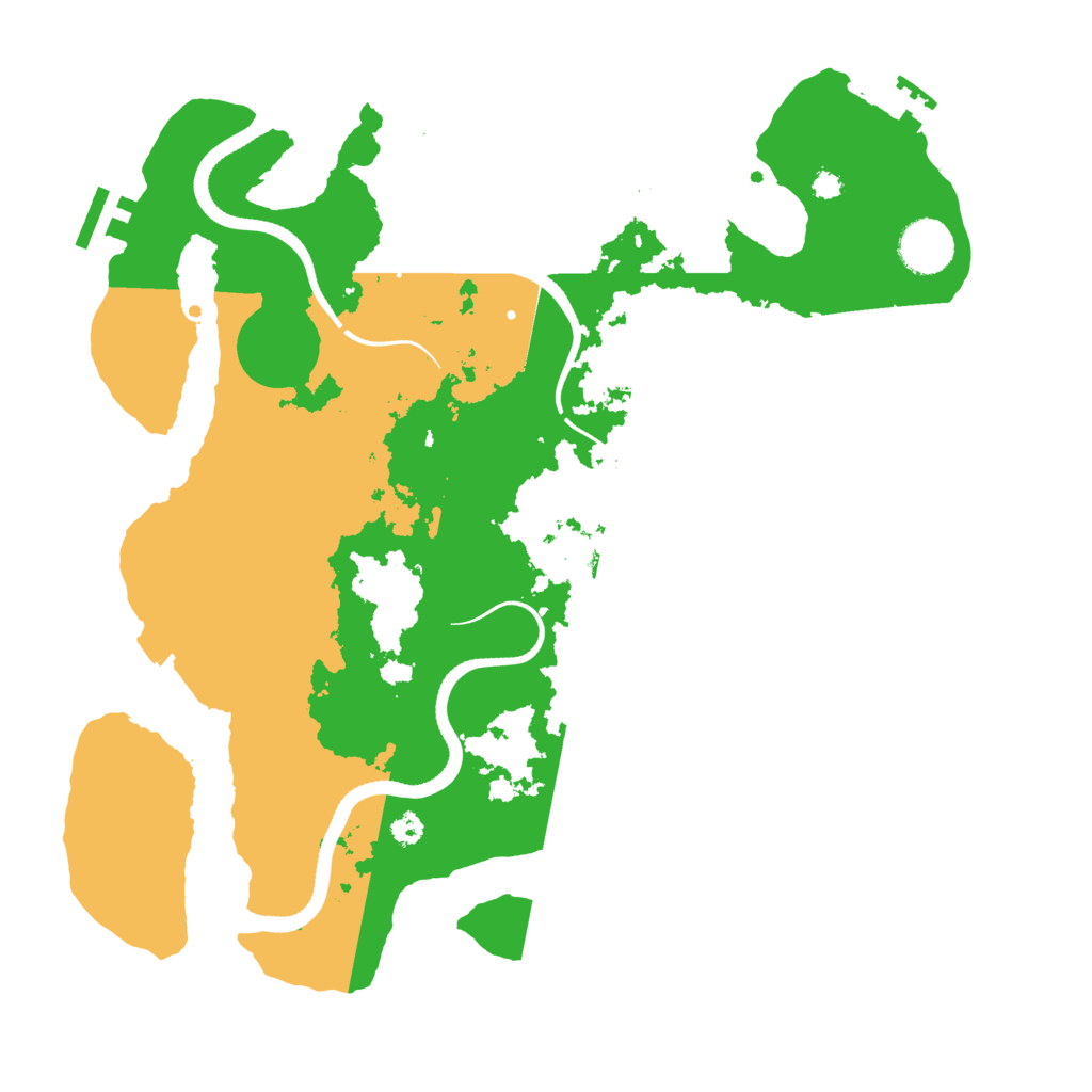 Biome Rust Map: Procedural Map, Size: 3500, Seed: 634604419