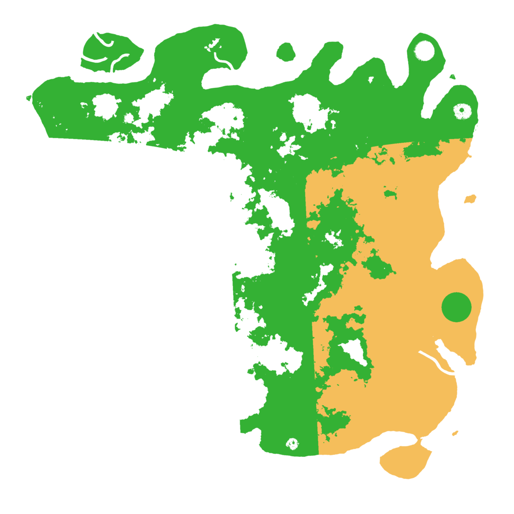 Biome Rust Map: Procedural Map, Size: 4550, Seed: 2085528