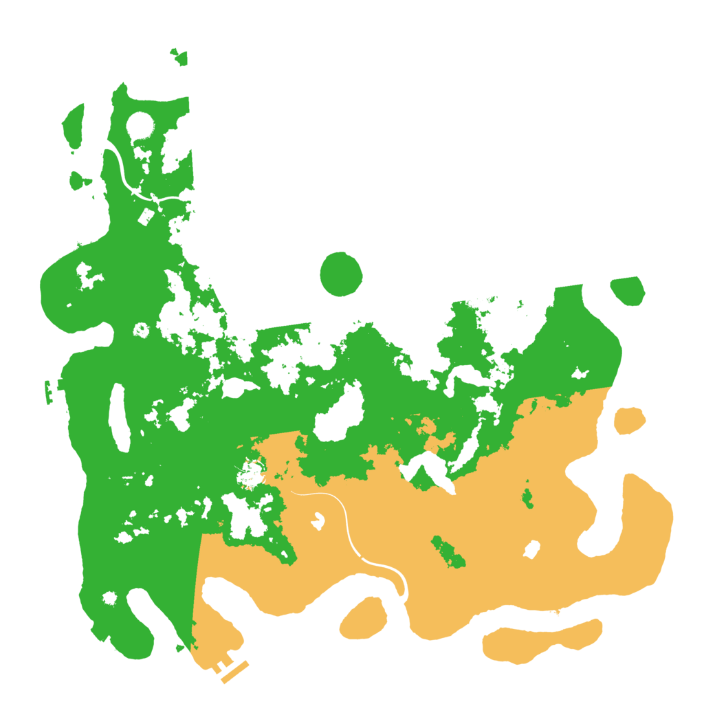 Biome Rust Map: Procedural Map, Size: 4500, Seed: 980246125