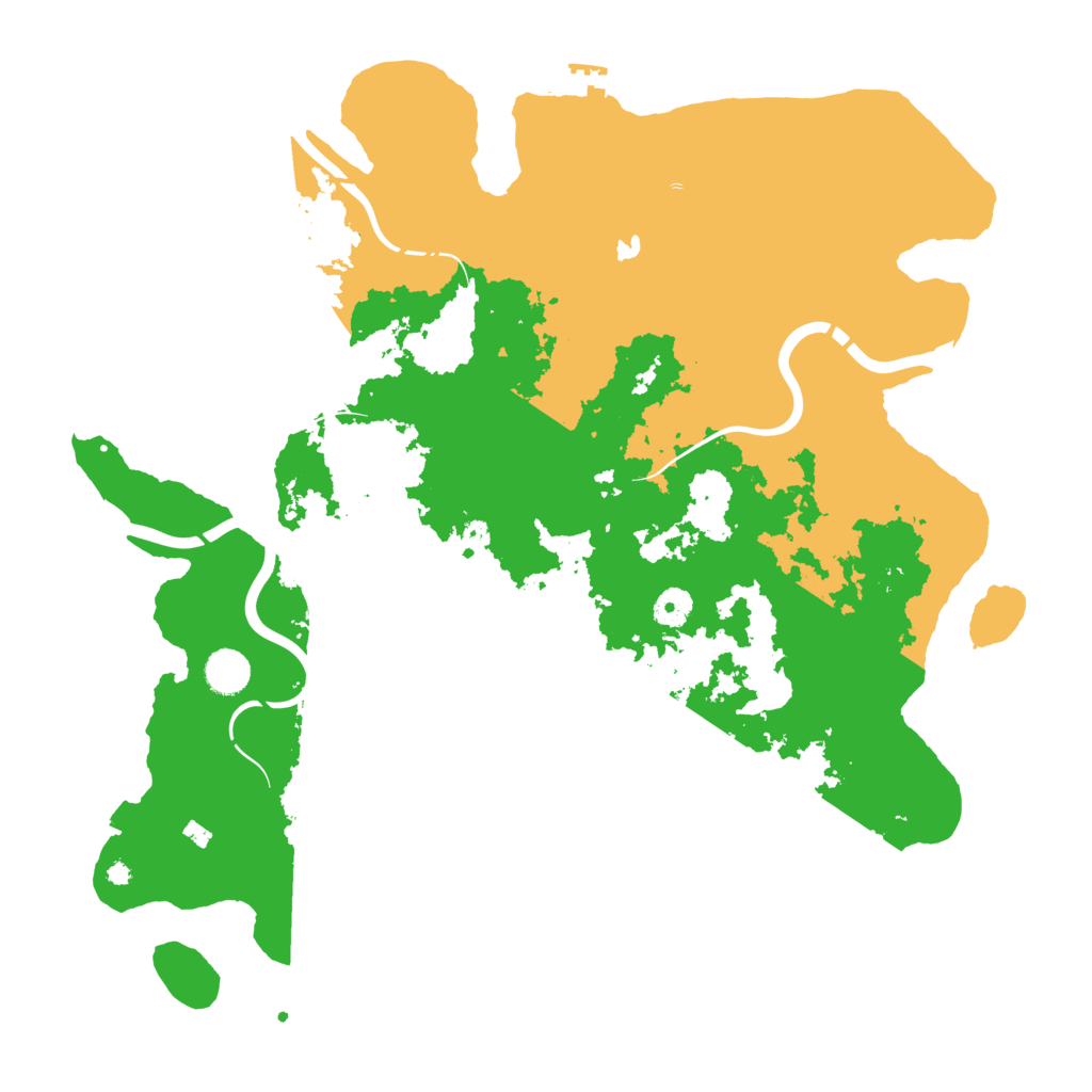 Biome Rust Map: Procedural Map, Size: 4250, Seed: 878597565