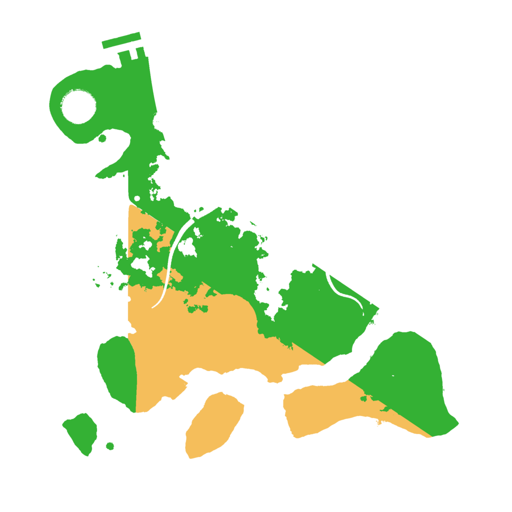 Biome Rust Map: Procedural Map, Size: 2650, Seed: 1333653643