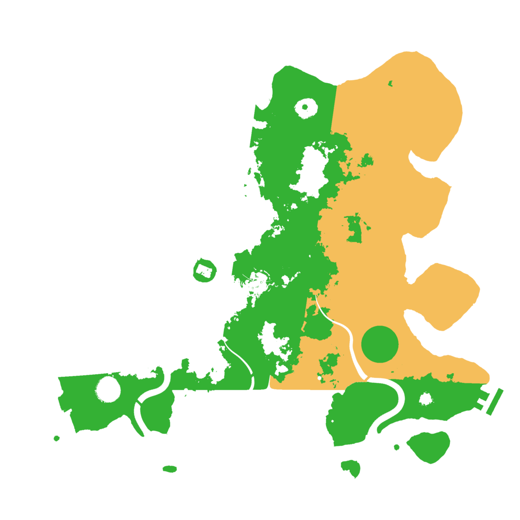 Biome Rust Map: Procedural Map, Size: 3700, Seed: 1132184882
