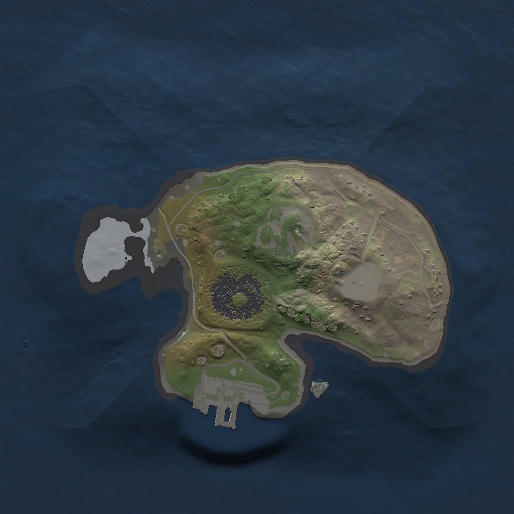 Rust Map: Procedural Map, Size: 1500, Seed: 112210026, 5 Monuments