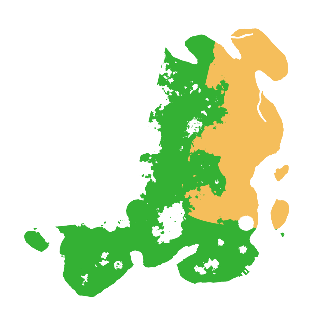 Biome Rust Map: Procedural Map, Size: 3700, Seed: 687404441