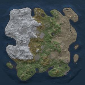 Thumbnail Rust Map: Procedural Map, Size: 3700, Seed: 687404441, 19 Monuments