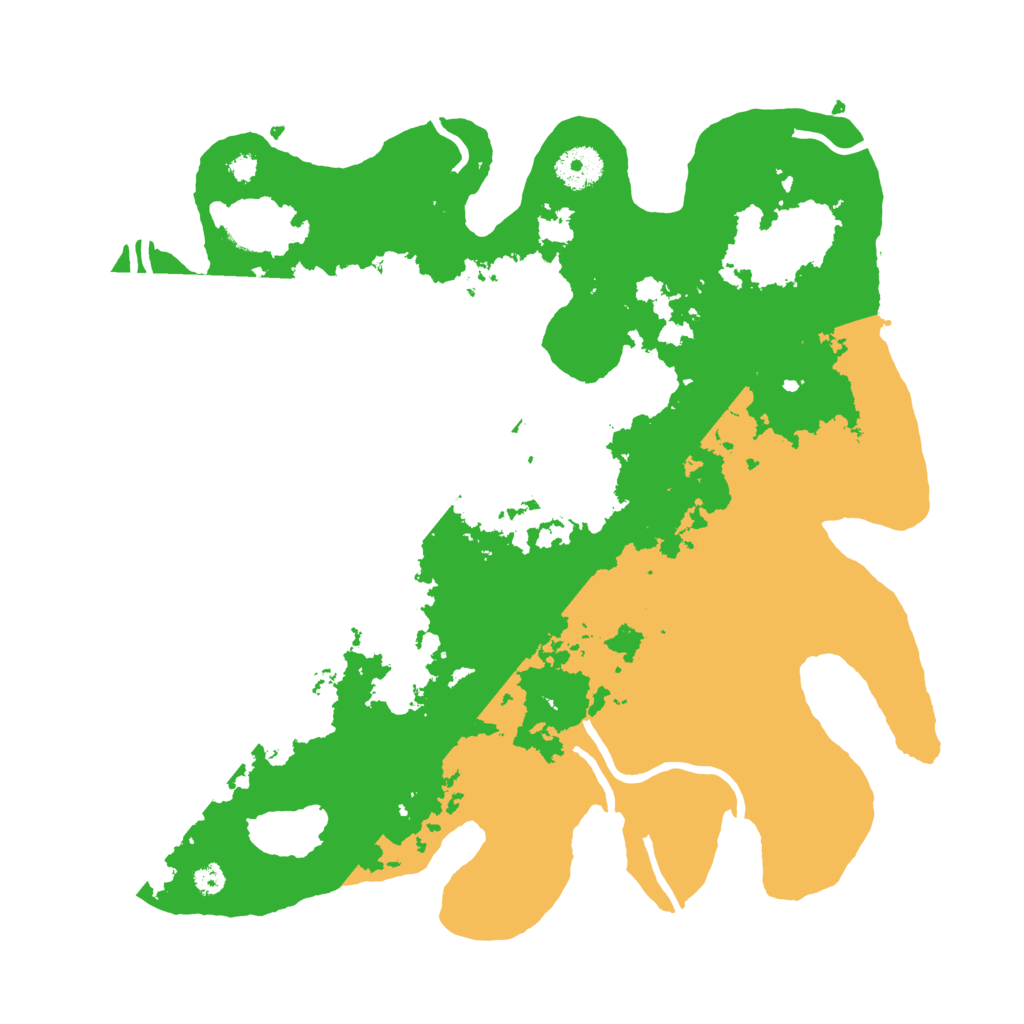 Biome Rust Map: Procedural Map, Size: 3500, Seed: 939946128