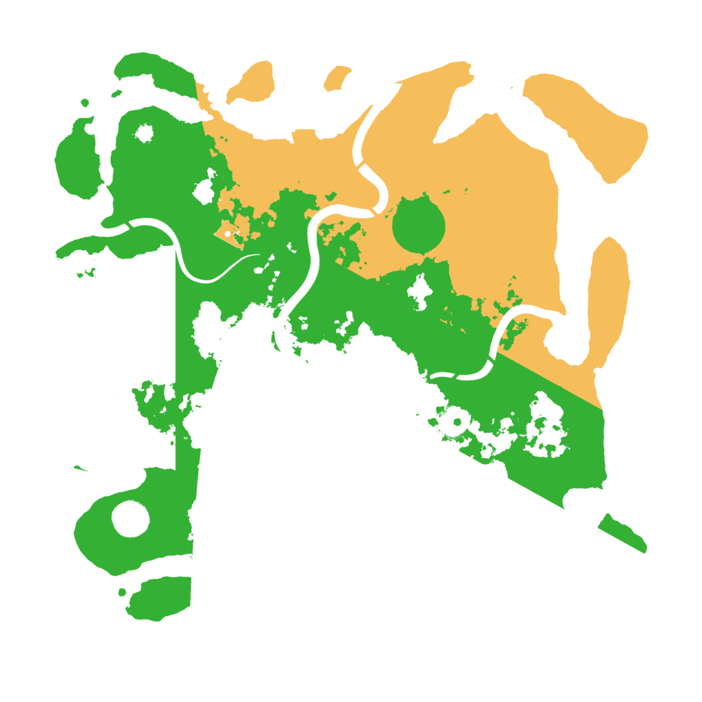 Biome Rust Map: Procedural Map, Size: 3500, Seed: 5816739